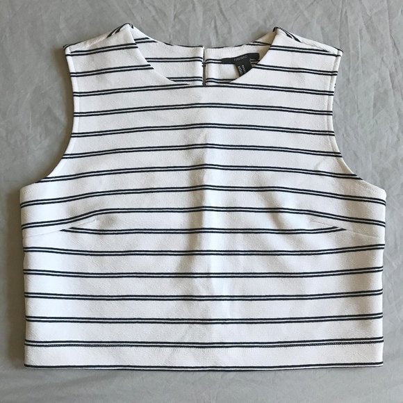 NWOT Forever 21 striped crop top - Picture 1 of 2